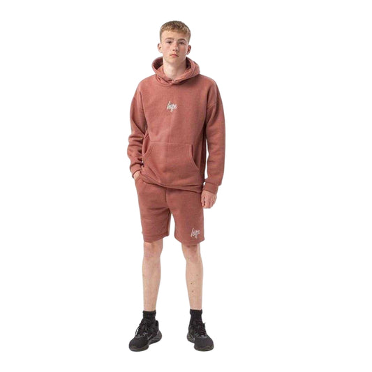 Red - Front - Hype Unisex Adult Script Sweat Shorts