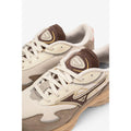 Brown - Pack Shot - Mizuno Mens Wave Rider Beta Sportstyle Suede Trainers