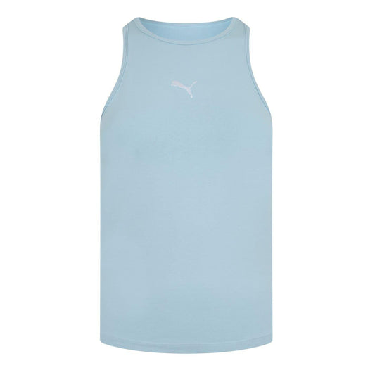 Turquoise Surf - Front - Puma Womens-Ladies Crew Neck Sleeveless Tank Top