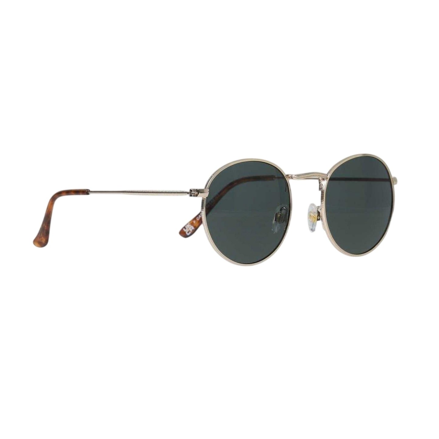 Gold - Side - Firetrap Unisex Adult Round Casual Sunglasses