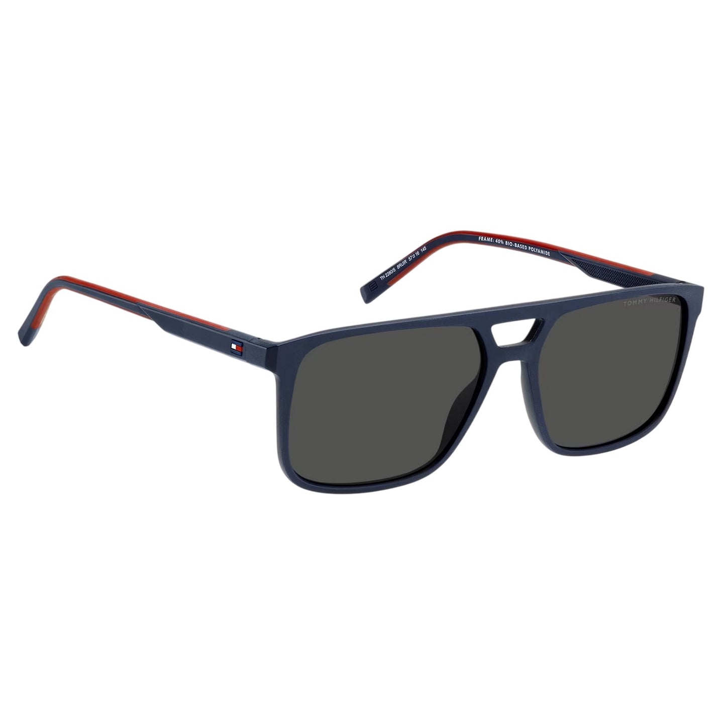 Blue-Red - Side - Tommy Hilfiger Mens Square Sunglasses