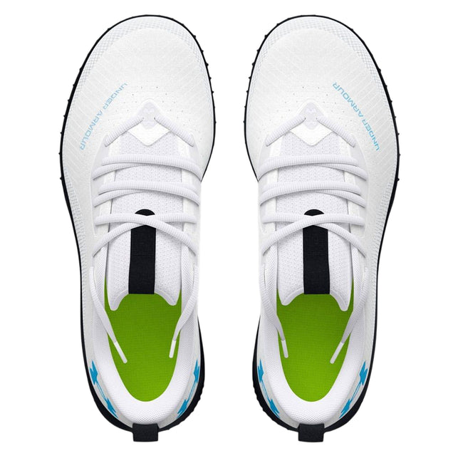 White - Lifestyle - Under Armour Childrens-Kids Shadow 2.0 Turf Football Trainers