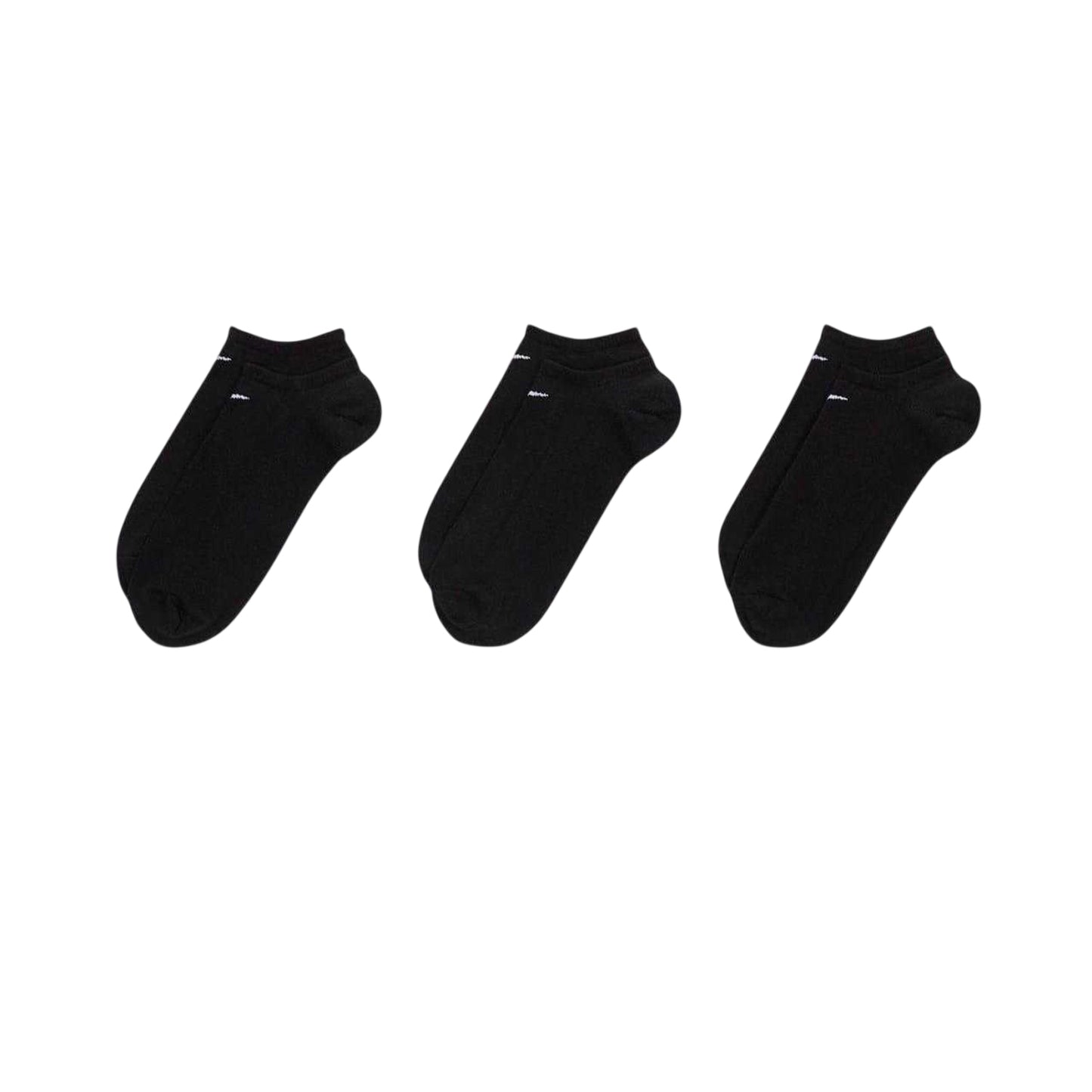 Black - Back - Nike Unisex Adult Embroidered Logo Everyday Ankle Socks