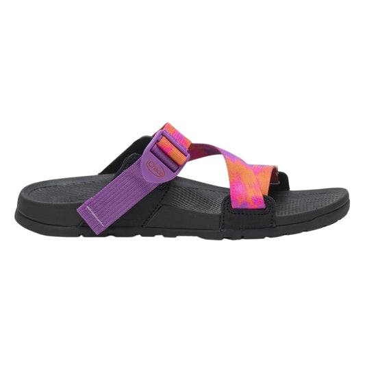 Glow Orange - Front - Chaco Womens-Ladies Lowdown Tie Dye Slides