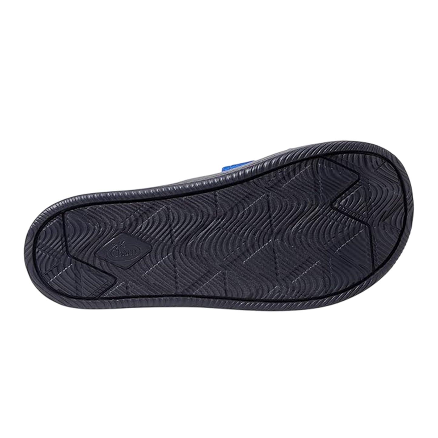 Blue - Lifestyle - Chaco Unisex Adult Wave Pattern Flatform Slides