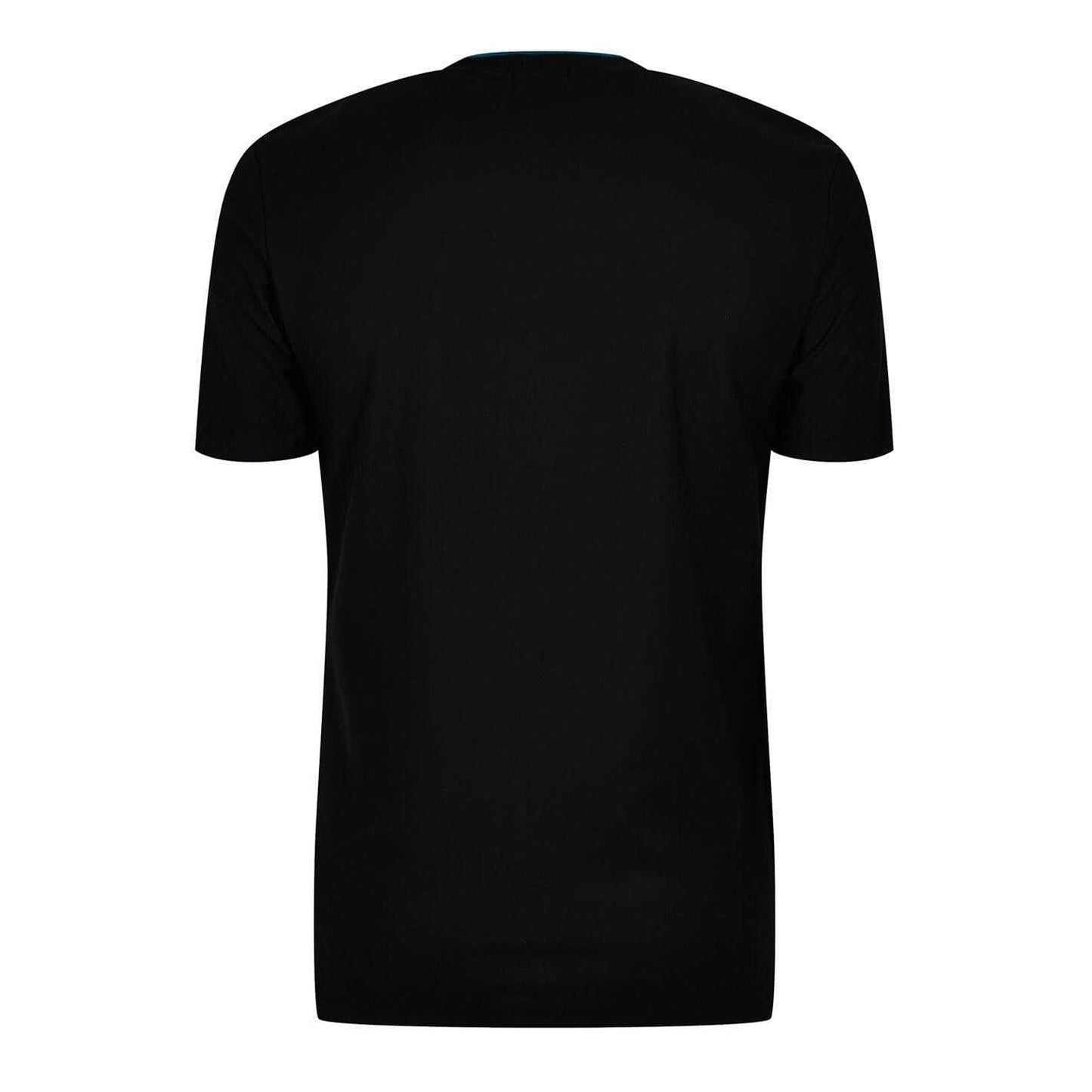 Black - Back - Boss Mens Tiburt Regular T-Shirt