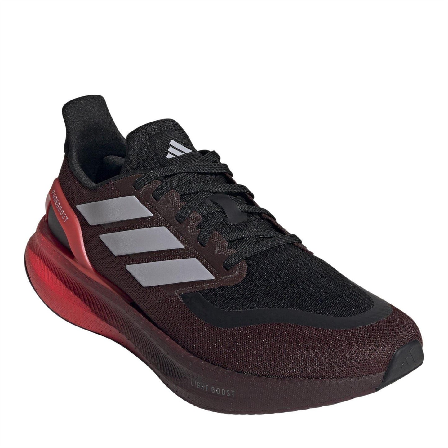 Red - Pack Shot - Adidas Womens-Ladies Pureboost 5 Logo Trainers