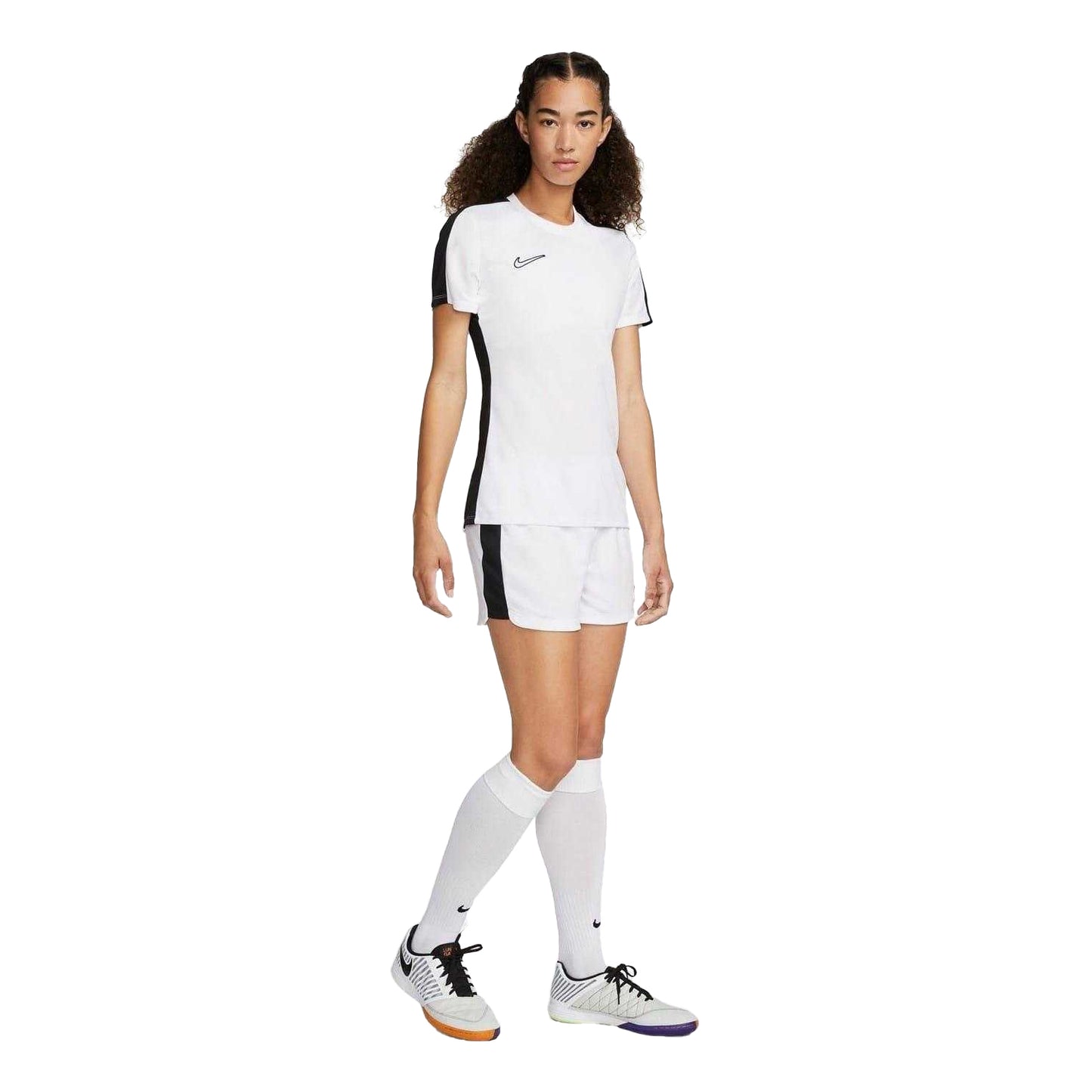 White - Lifestyle - Nike Womens-Ladies Swoosh Football Shirt