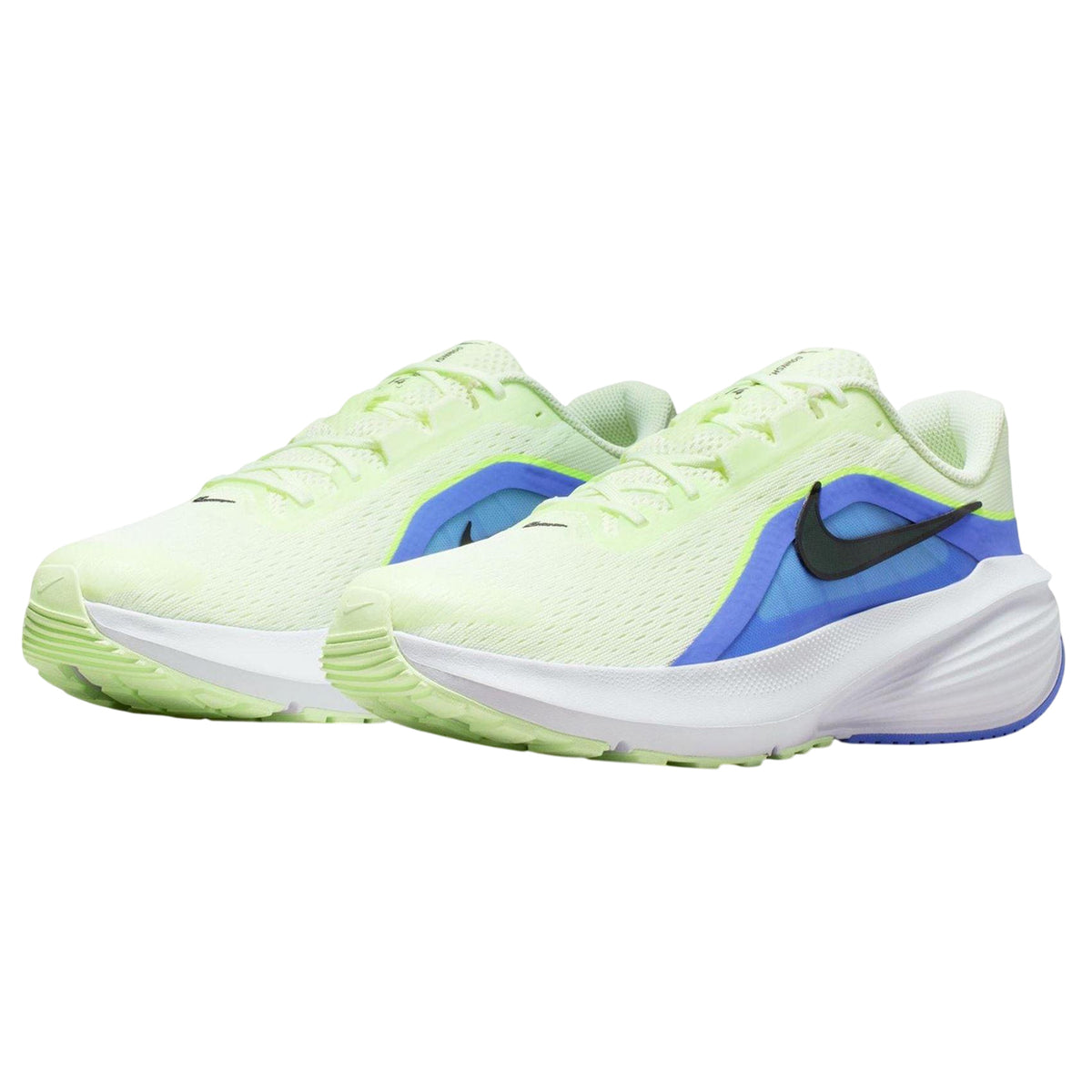 White-Volt-Spruce - Lifestyle - Nike Mens Downshifter 14 Trainers
