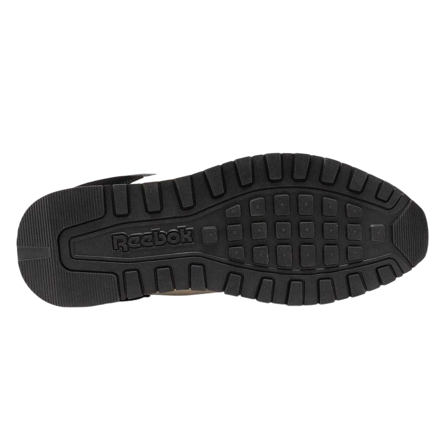 White-Black - Pack Shot - Reebok Mens Glide Suede Trainers