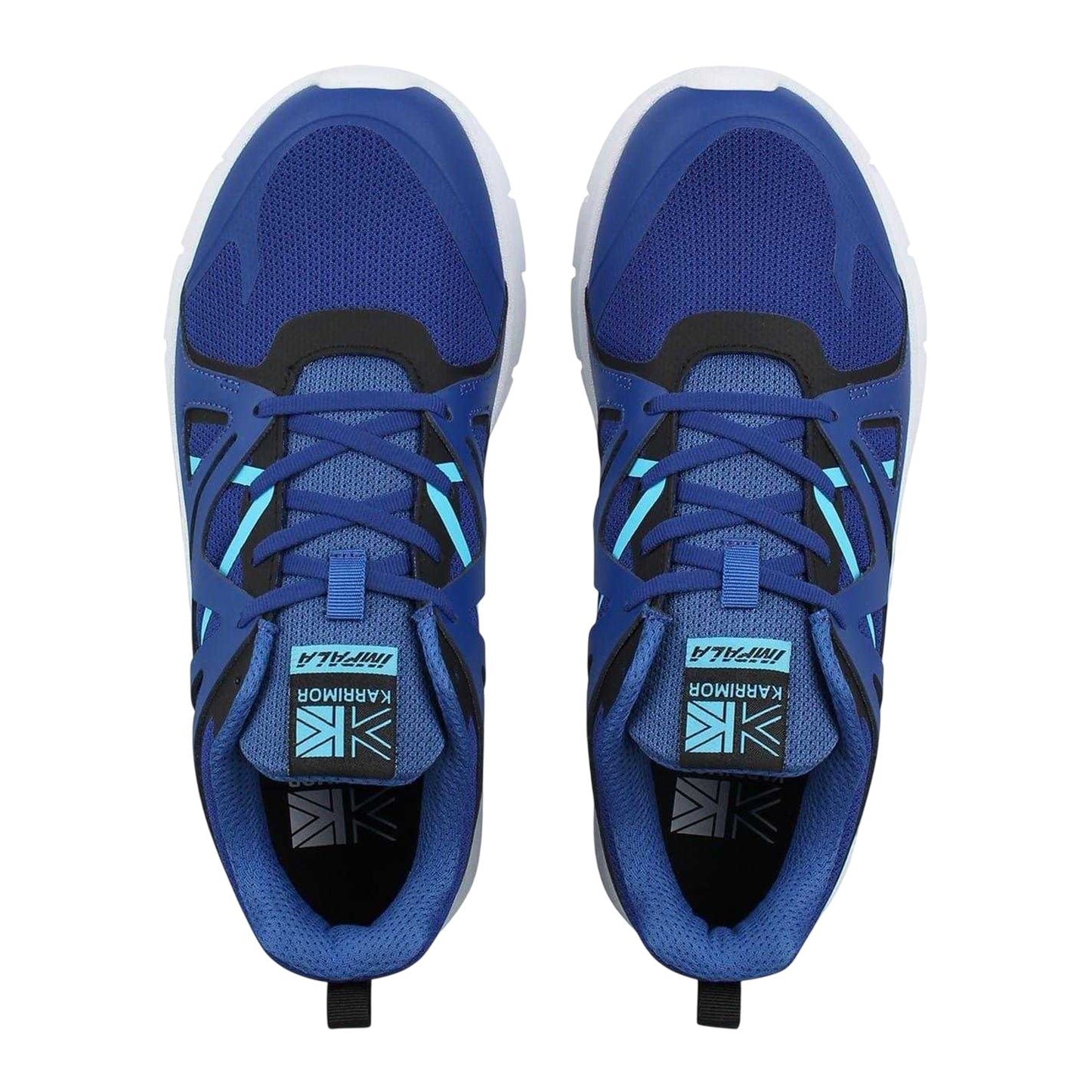 Navy - Pack Shot - Karrimor Mens Impala Leather Flat Trainers