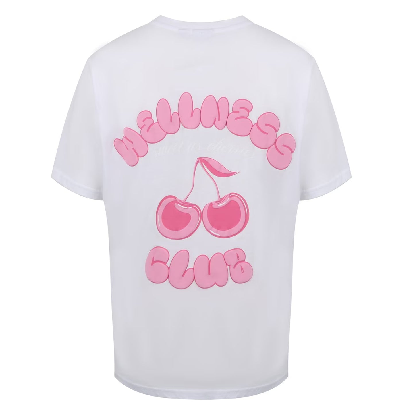 Cherry Pink - Back - Miso Womens-Ladies Lettering Back Print Regular T-Shirt