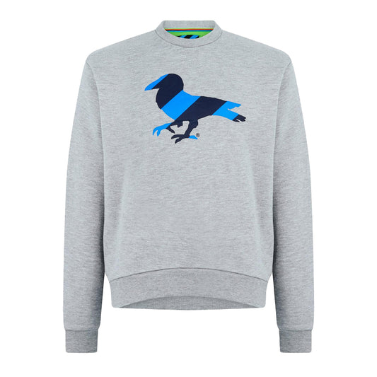 Mid Grey Marl - Front - Modern Amusement Mens Robin Regular Sweatshirt