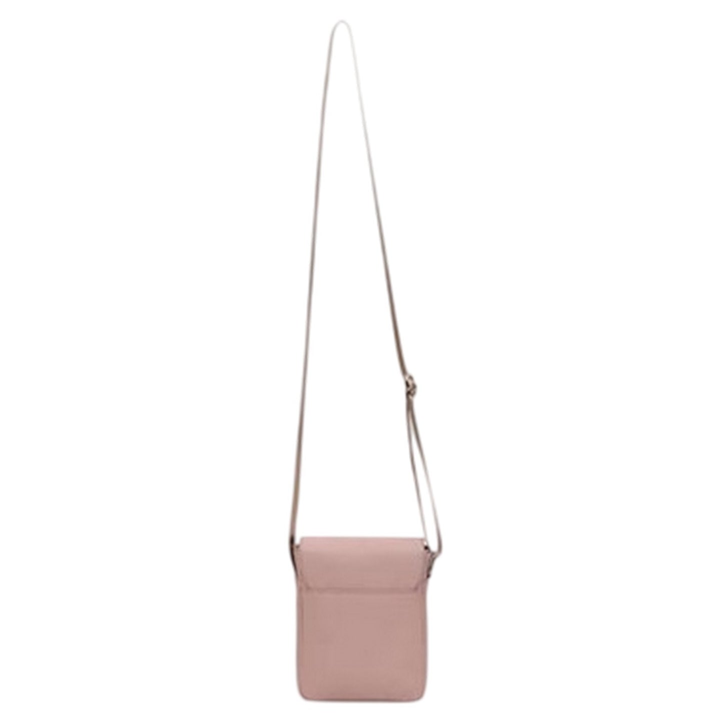 Blush - Back - Firetrap Rectangle Faux Leather Crossbody Bag
