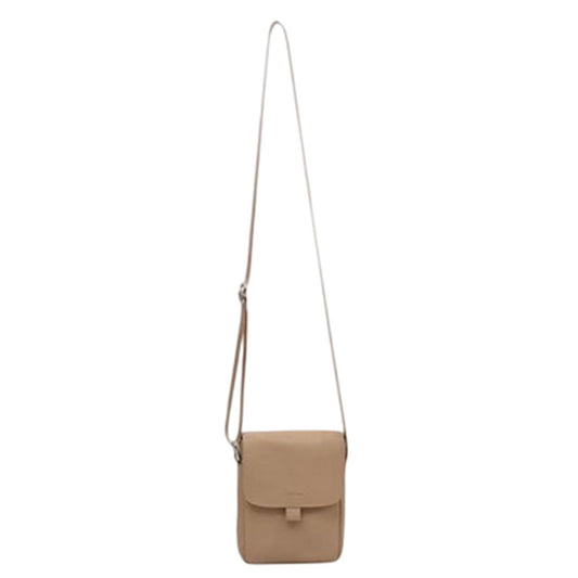 Beige - Front - Firetrap Rectangle Faux Leather Crossbody Bag
