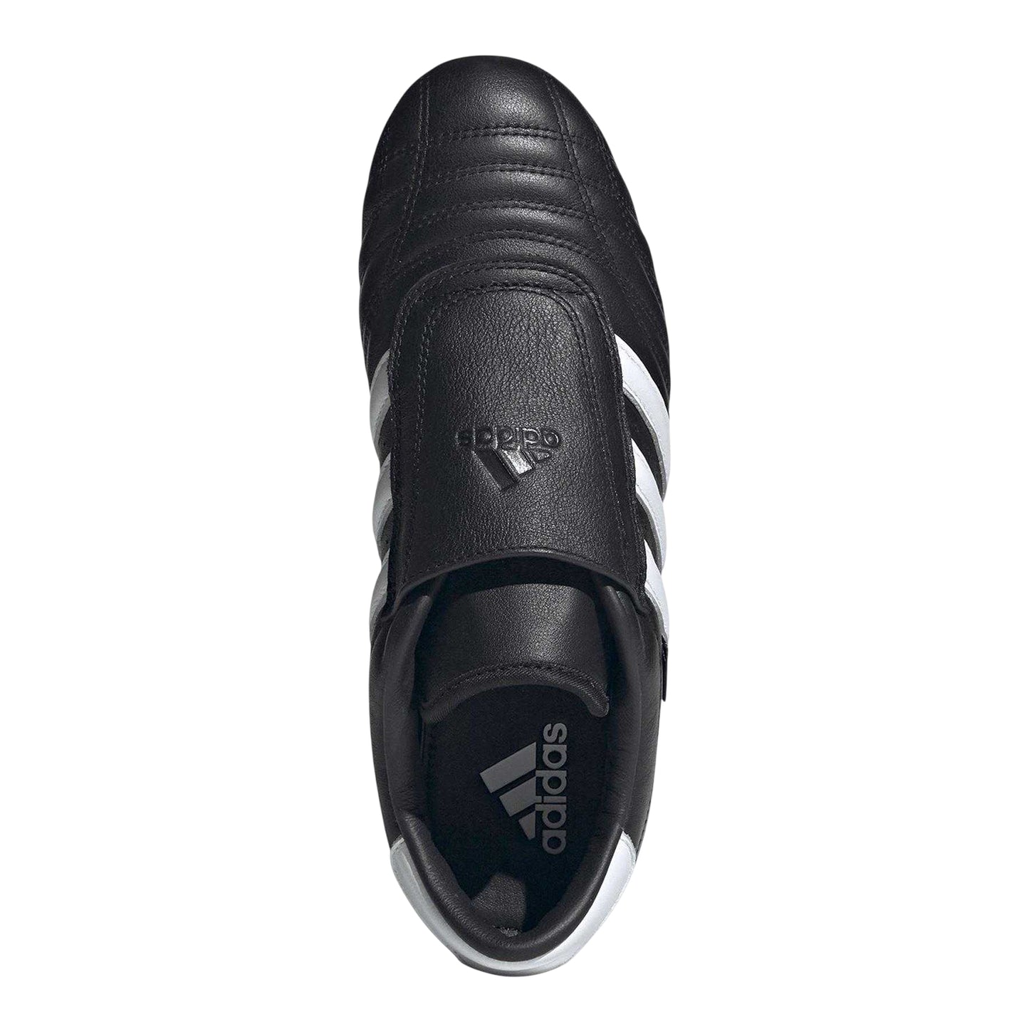 Core Black - Lifestyle - Adidas Womens-Ladies Leather Low Taekwondo Flat Trainers