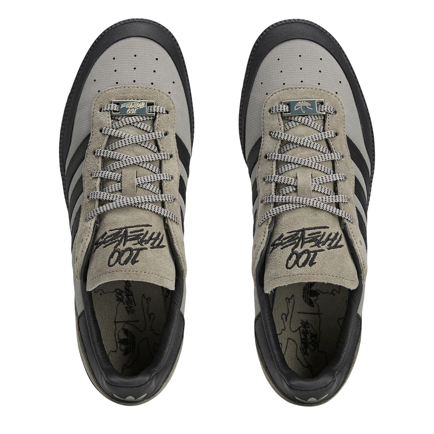 Pebble - Lifestyle - Adidas Unisex Adult 100T Palos Hills Suede Skate Shoes