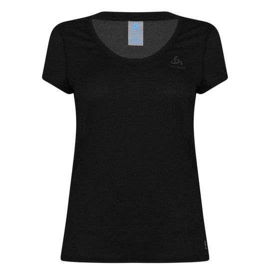 Black - Front - Odlo Womens-Ladies Active T-Shirt