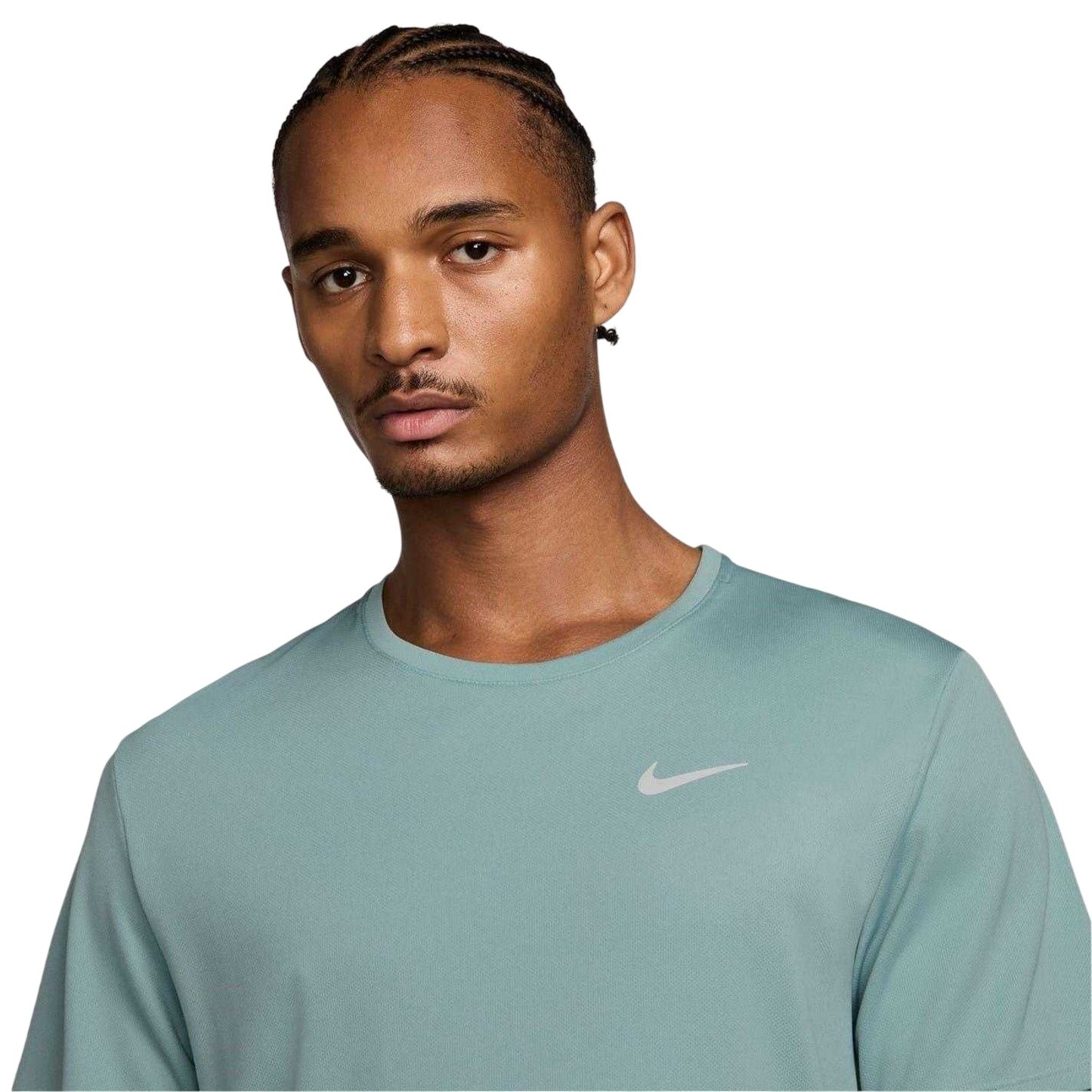 Cannon - Side - Nike Mens Miler Swoosh Reflective Detail T-Shirt