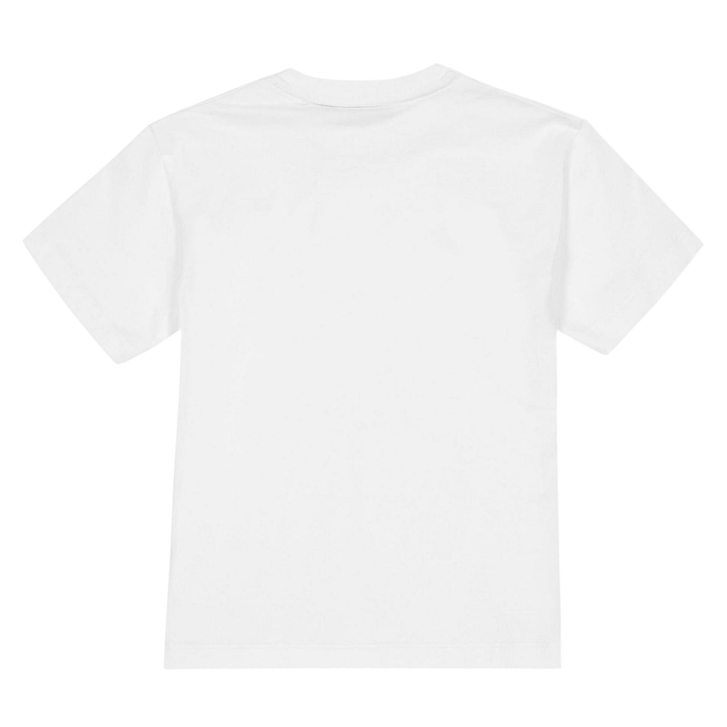 White - Back - Off White Childrens-Kids Layered Logo Cotton T-Shirt