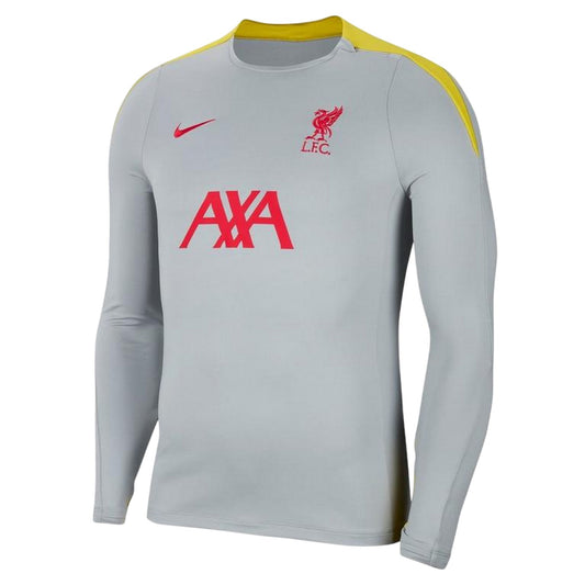 Grey - Front - Nike Womens-Ladies Strike 2024-2025 Liverpool FC Drill Top