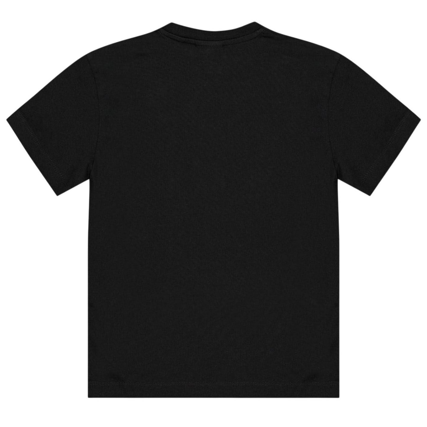 Black-Blue - Back - Off White Childrens-Kids Big Bookish Cotton T-Shirt