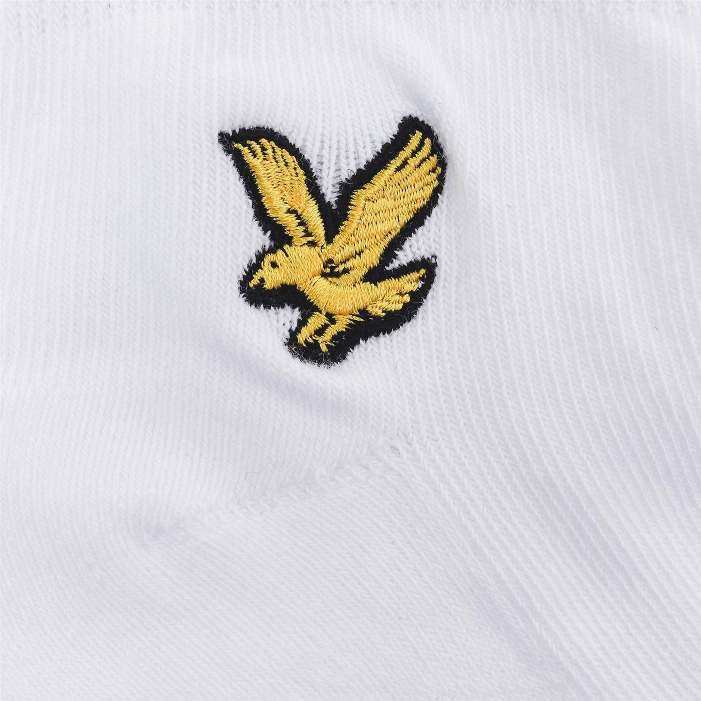 Bright White - Side - Lyle & Scott Mens Ankle Socks (Pack of 3)