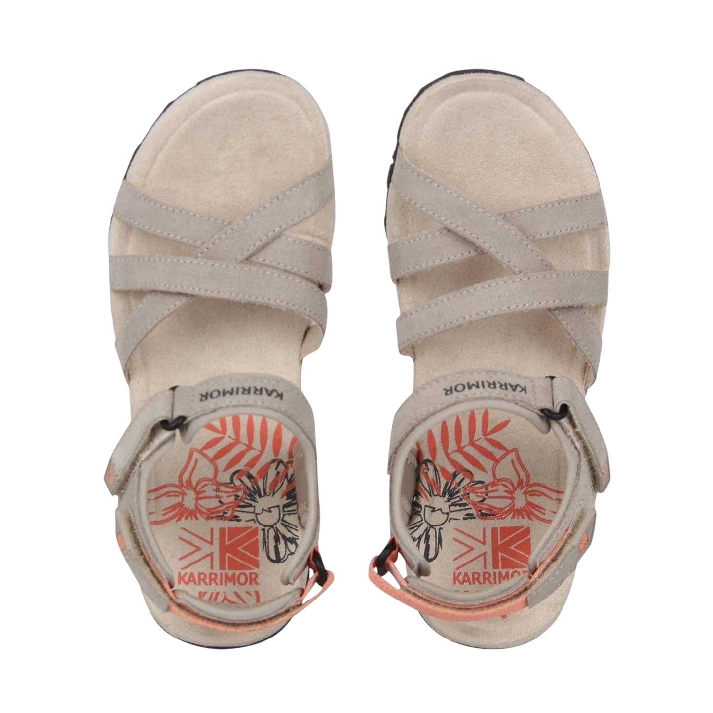 Beige - Lifestyle - Karrimor Womens-Ladies Salina Leather Walking Sandals