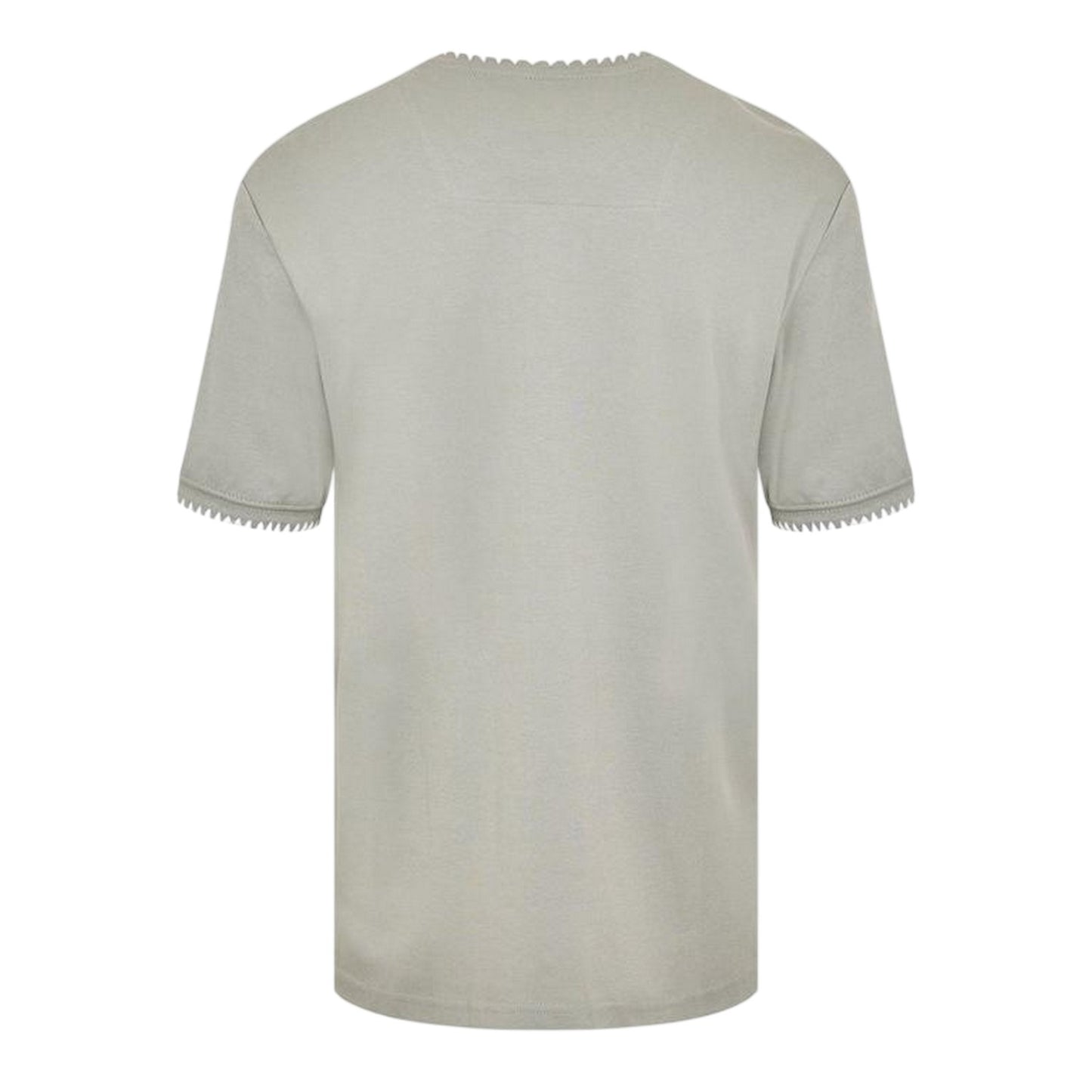 Sage-Ecru - Back - Threadbare Mens Perth Knitted T-Shirt