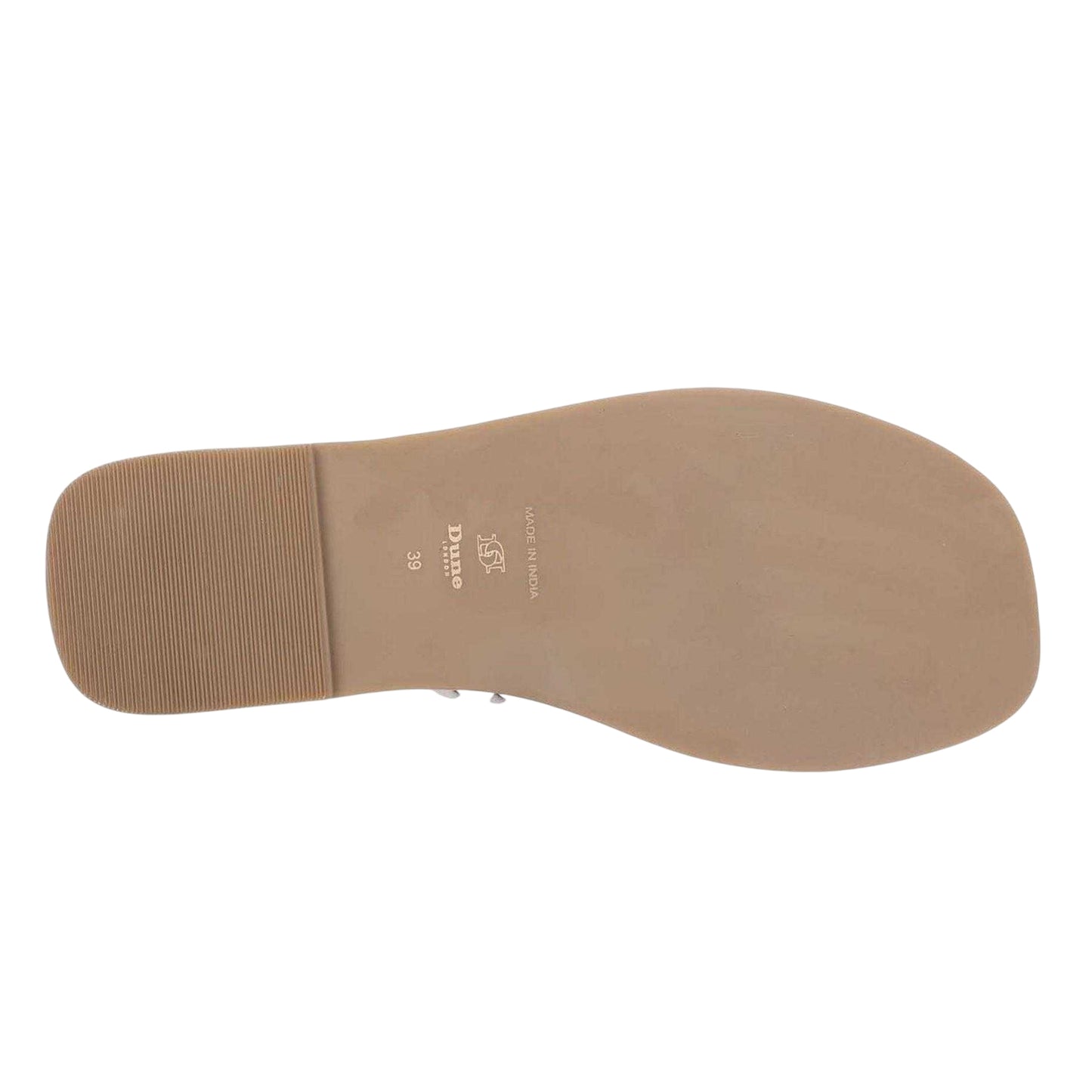 Ecru - Lifestyle - Dune London Womens-Ladies Toe Post Flat Sandals