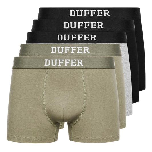 Multicoloured - Front - Duffer Mens State Boxer Briefs (Pack of 5)