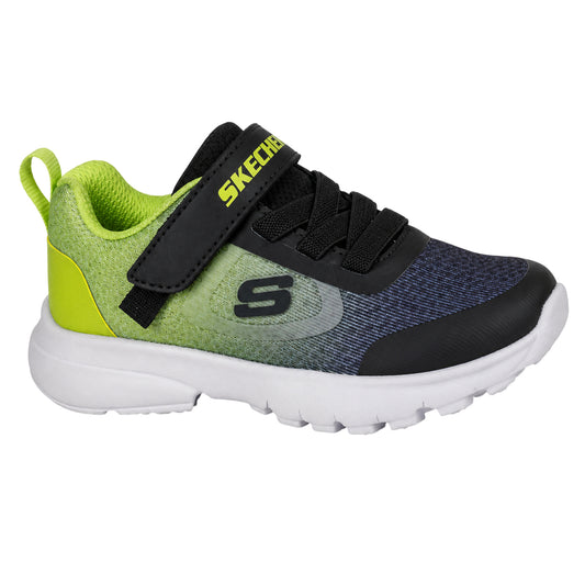 Black-Lime - Front - Skechers Childrens-Kids Razorflex Trainers