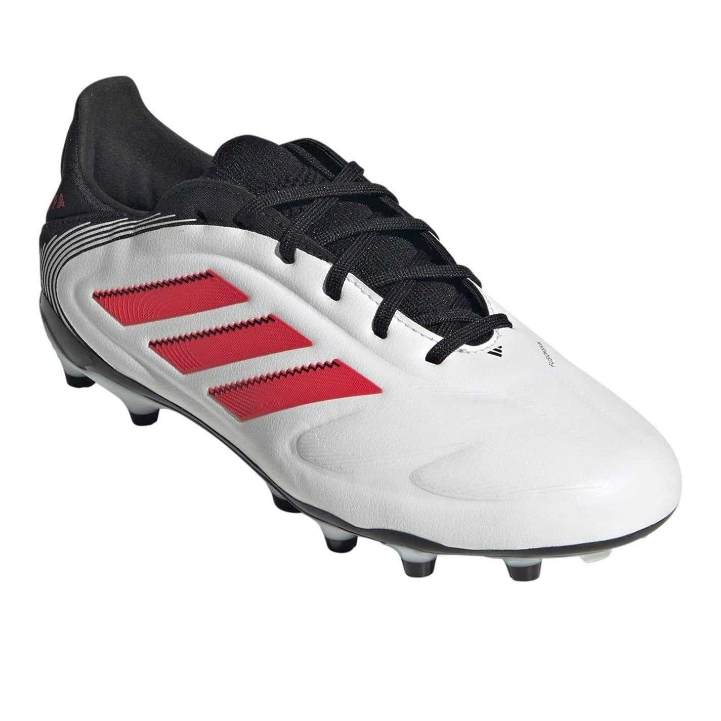 White-Red-Black - Pack Shot - Adidas Mens Elite Football Boots