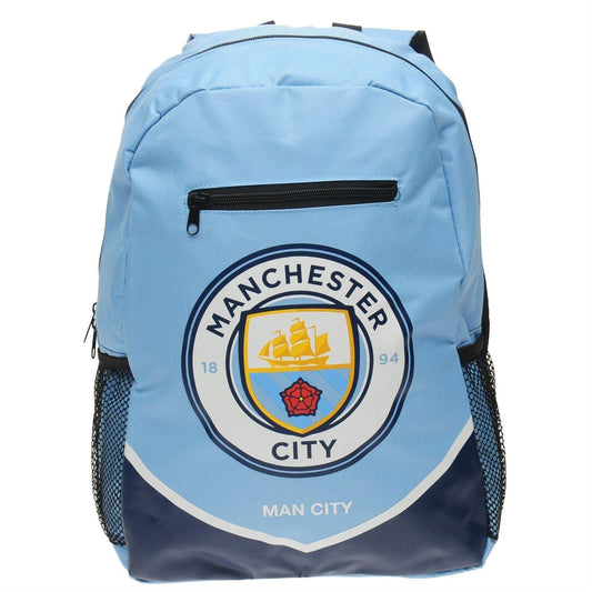 Sky Blue - Front - Manchester City FC Team Backpack
