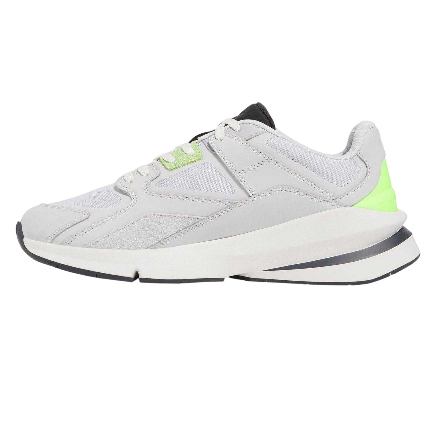 Grey - Side - Under Armour Unisex Adult Forge 96 Chunky Sole Trainers