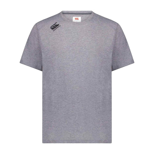 Static Marl - Front - Canterbury Unisex Adult Tempo Logo T-Shirt