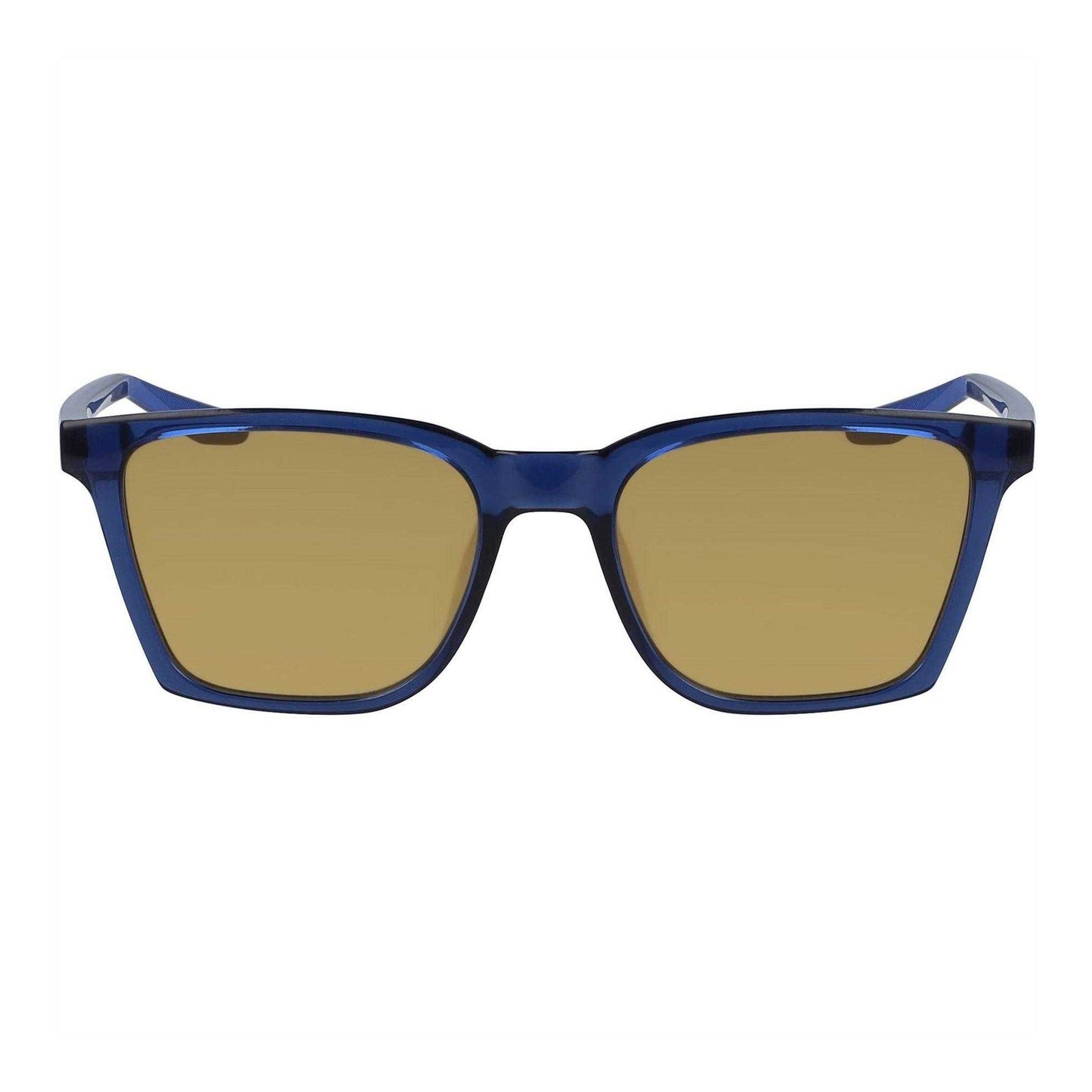Navy-Brown-Gold - Side - Nike Unisex Adult Bout Square Frame Sunglasses