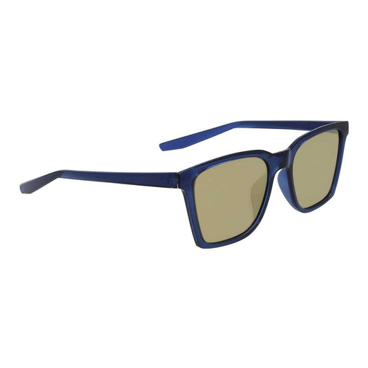 Navy-Brown-Gold - Front - Nike Unisex Adult Bout Square Frame Sunglasses