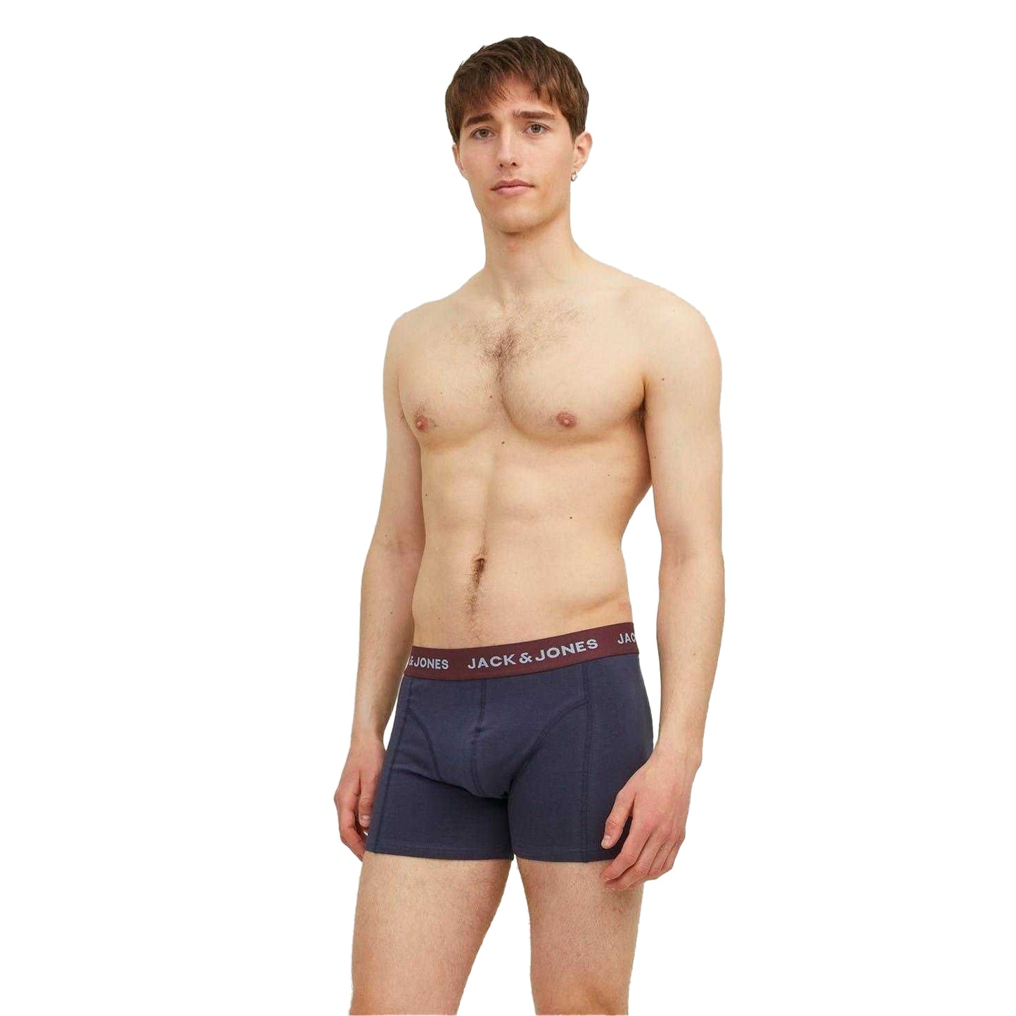 Multicoloured - Pack Shot - Jack And Jones Mens James Boxer Shorts (Pack of 3)