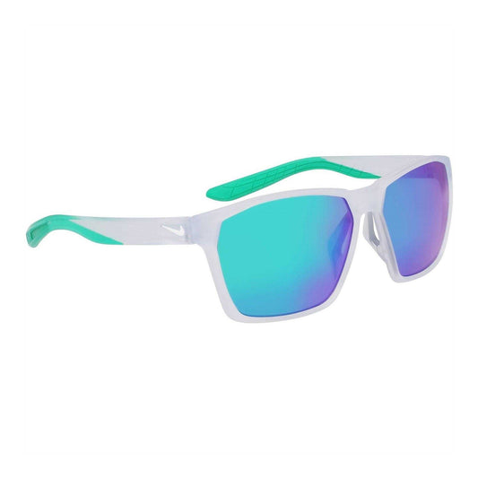 Platinum-Green - Front - Nike Mens Maverick Square Sunglasses