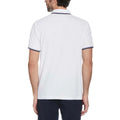White - Back - Original Penguin Mens Piqué Tipped Polo Shirt