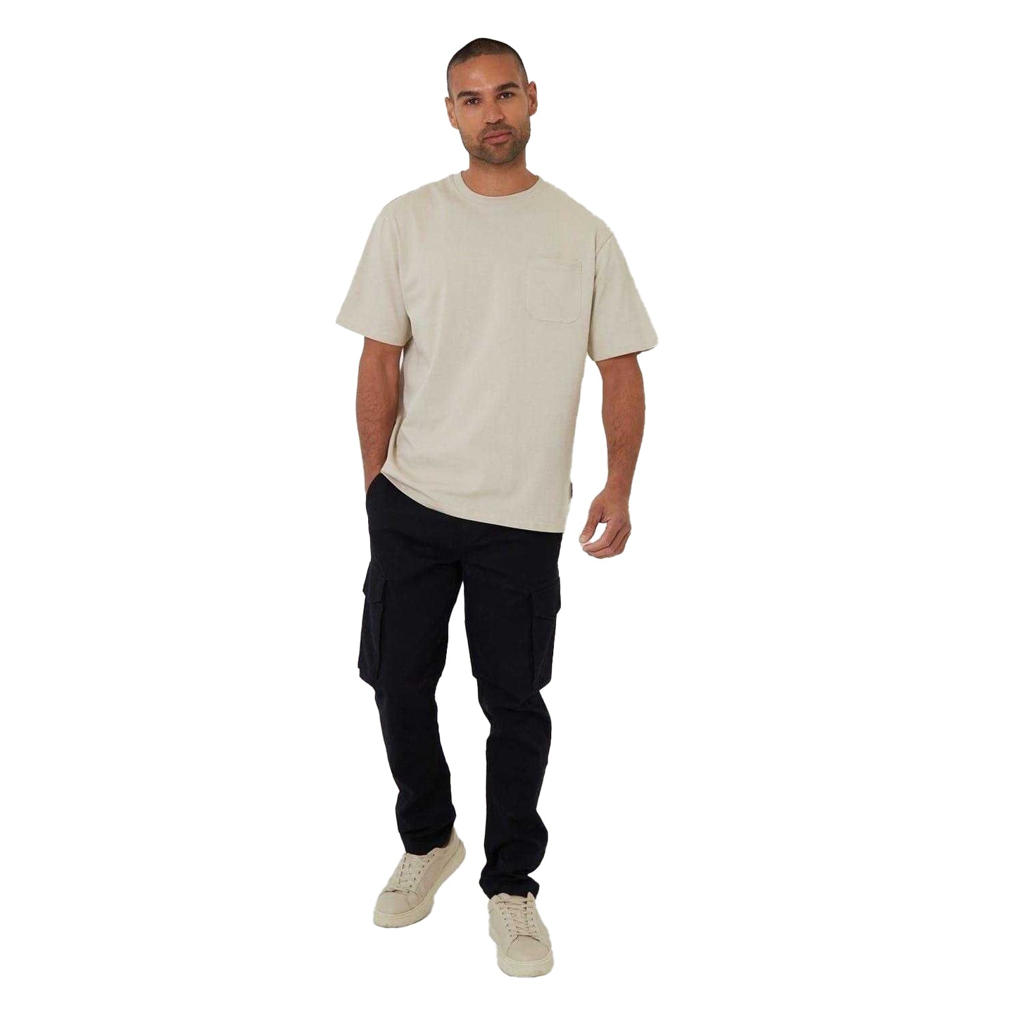 Stone - Lifestyle - Threadbare Mens Ambrosia Regular T-Shirt