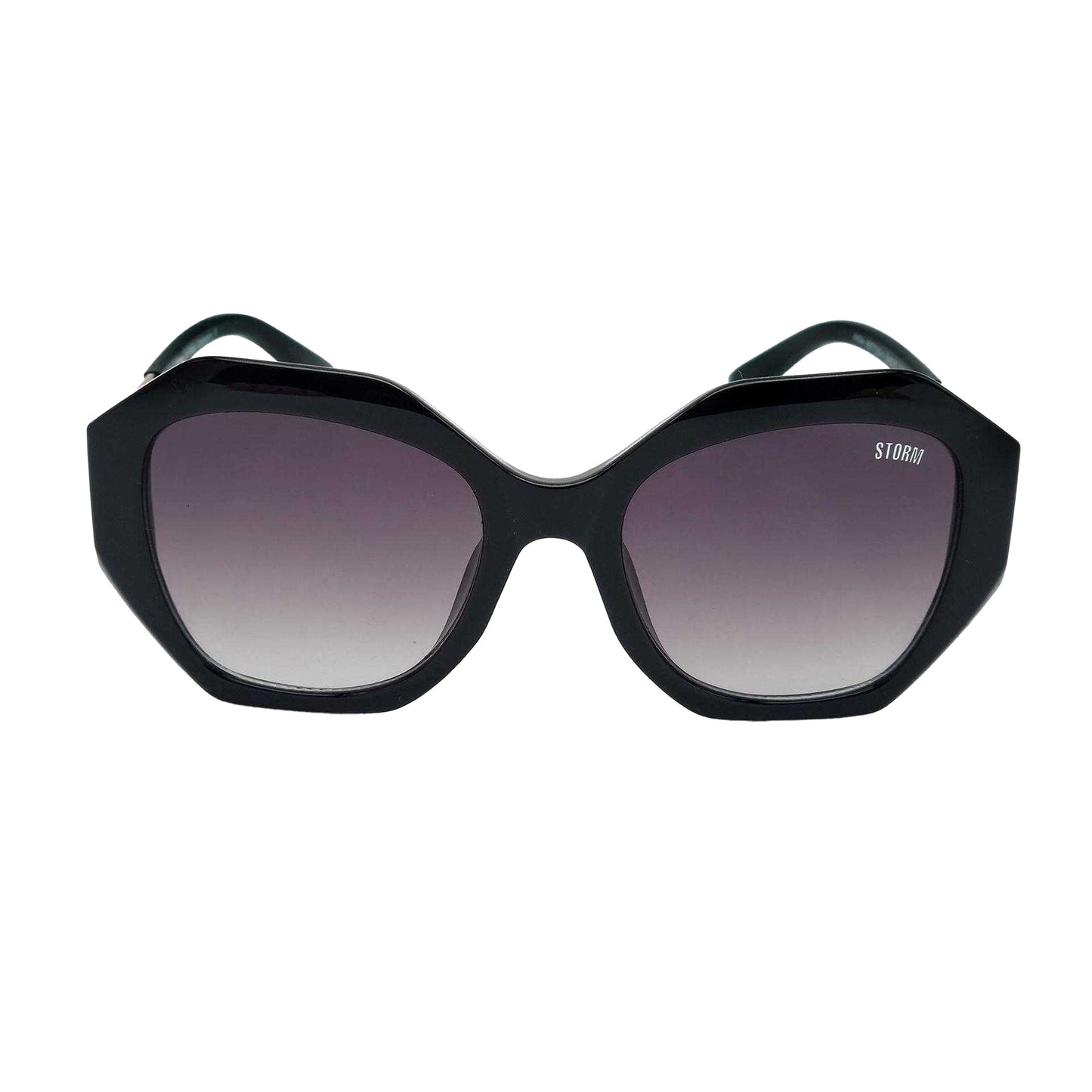 Black - Back - Storm Womens-Ladies Aisa Hexagon Sunglasses