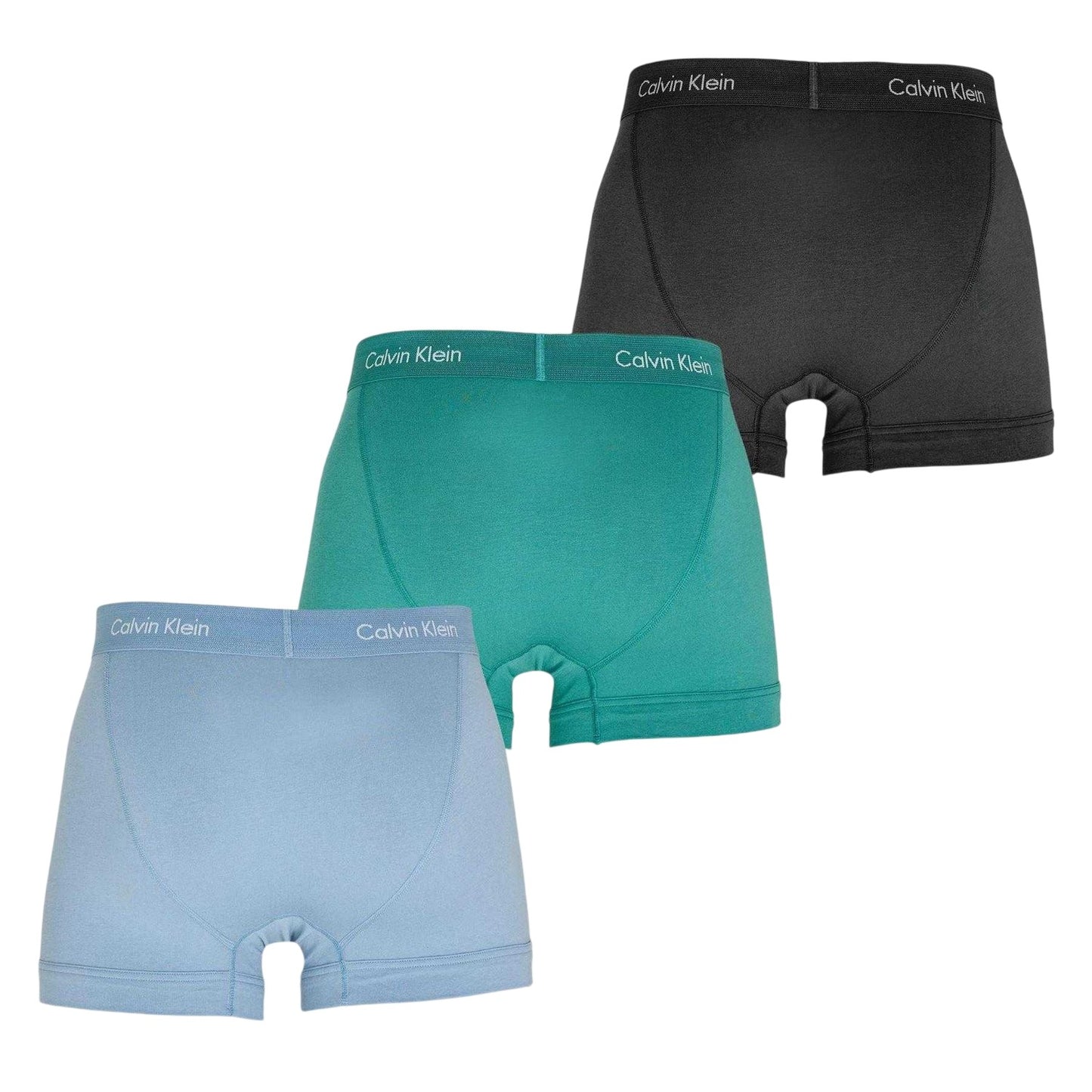 Black-Blue - Back - Calvin Klein Mens Boxer Shorts (Pack of 3)