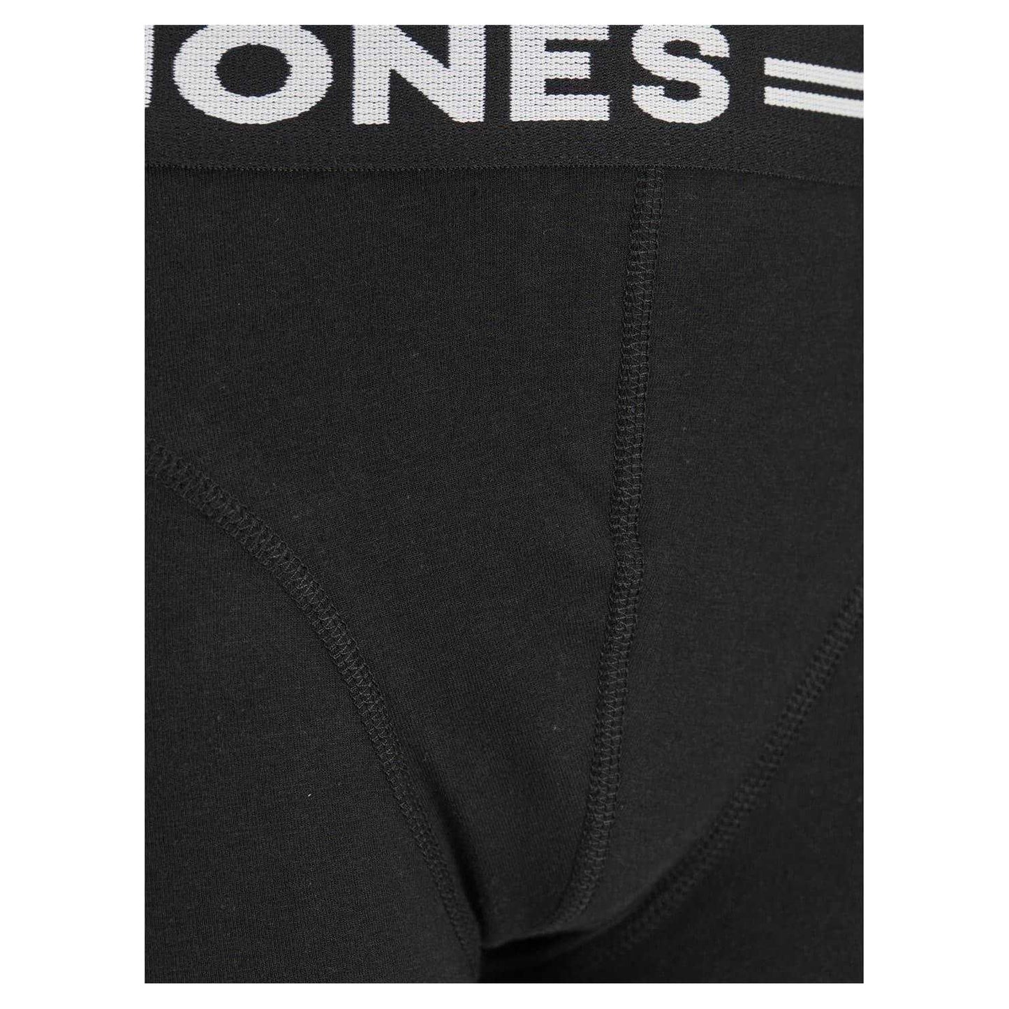 Black - Side - Jack And Jones Mens Sense Boxer Shorts (Pack of 3)