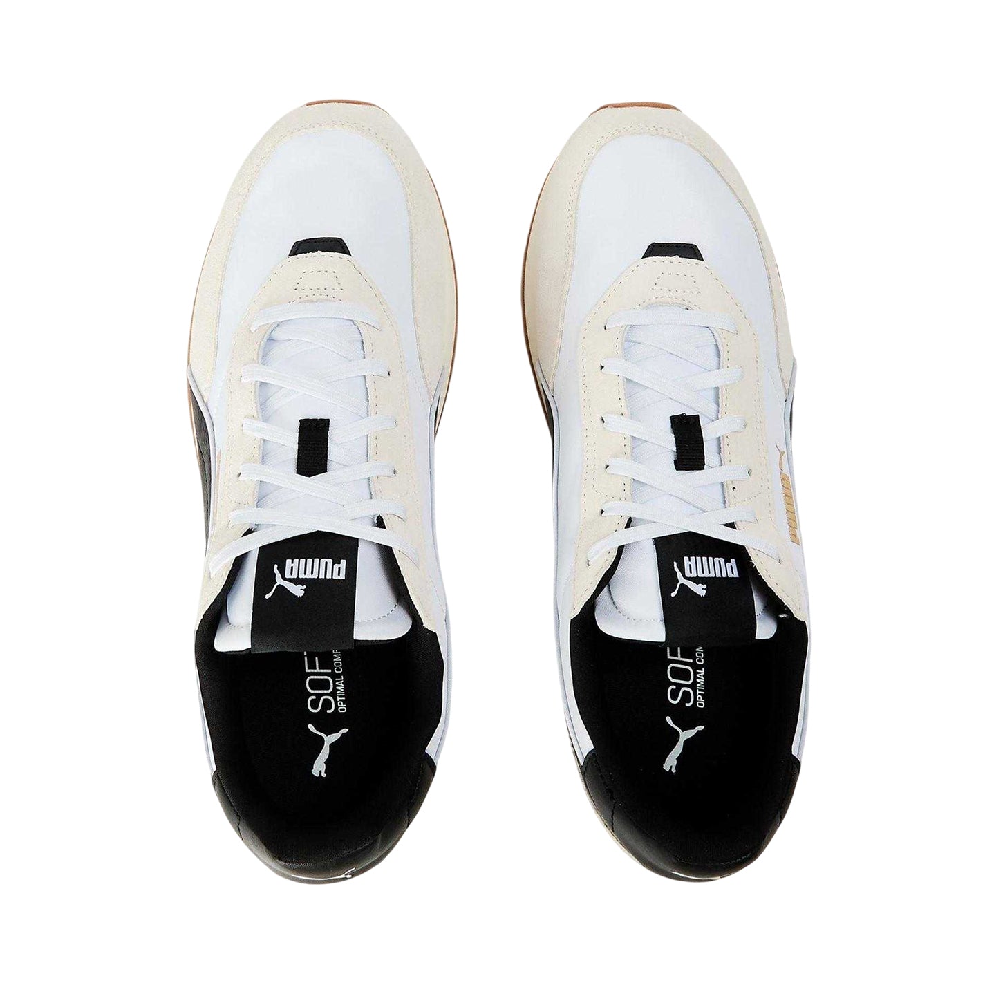 White-Black - Side - Puma Mens ST Miler Trainers