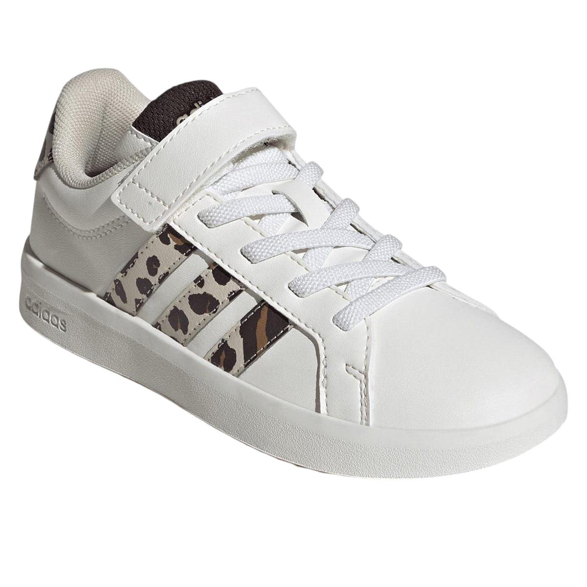 White-Leopard - Lifestyle - Adidas Girls Grand Court 2.0 Flat Trainers