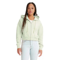 Green - Front - Levis Womens-Ladies Full Zip Hoodie