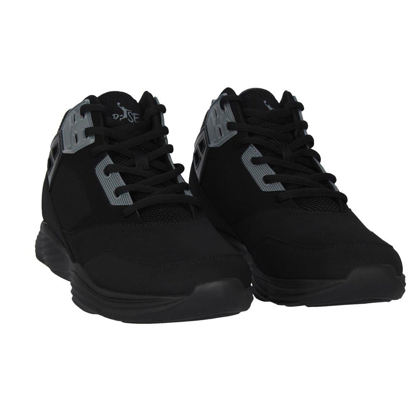 Black-Charcoal - Lifestyle - Rise Mens Diverse PU Basketball Shoes