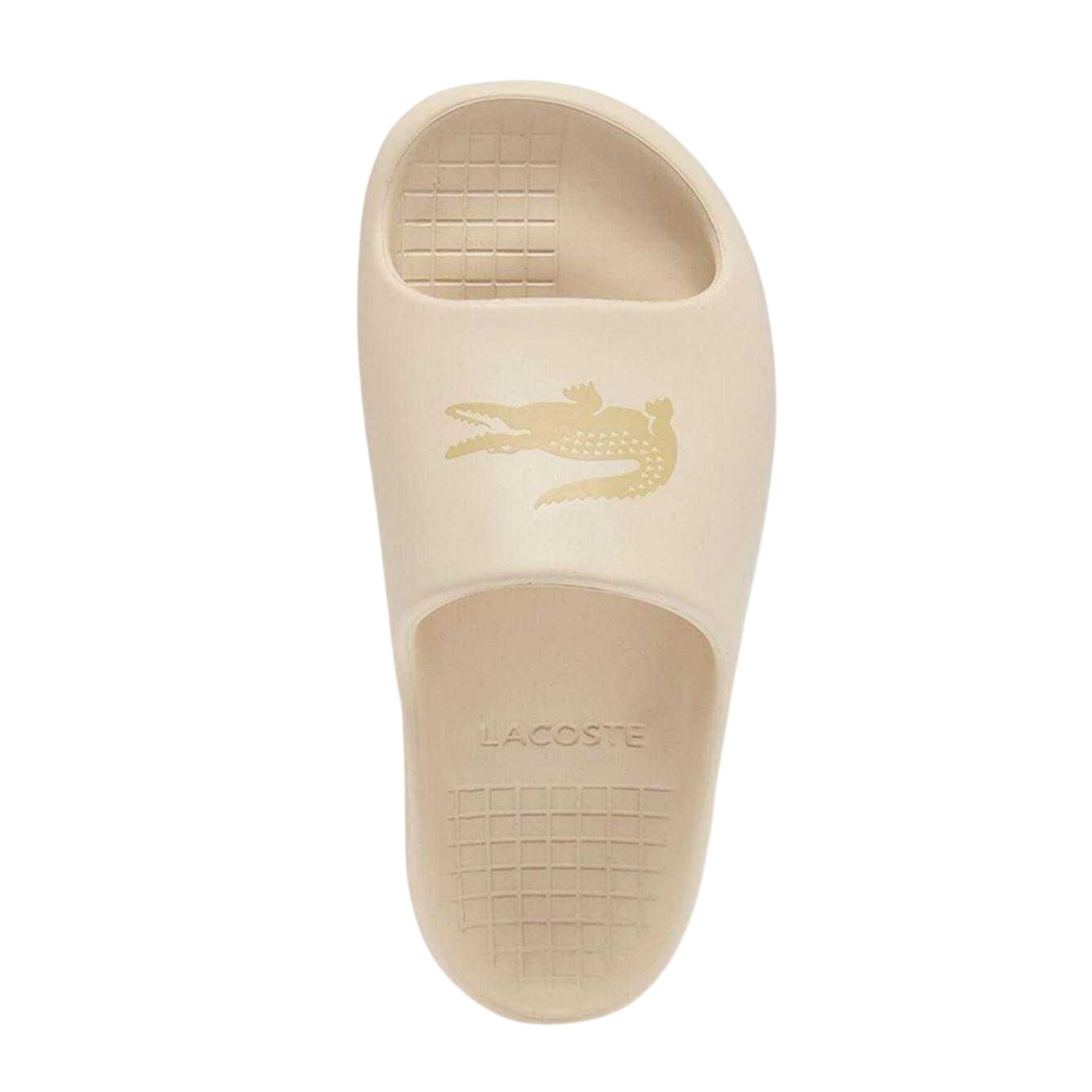 Off White - Lifestyle - Lacoste Mens Serve Crocodile Holiday Sliders